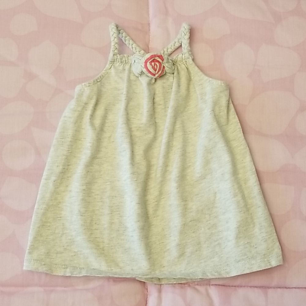 Genuine Kids from OshKosh Baby Girl Gray Tank Top